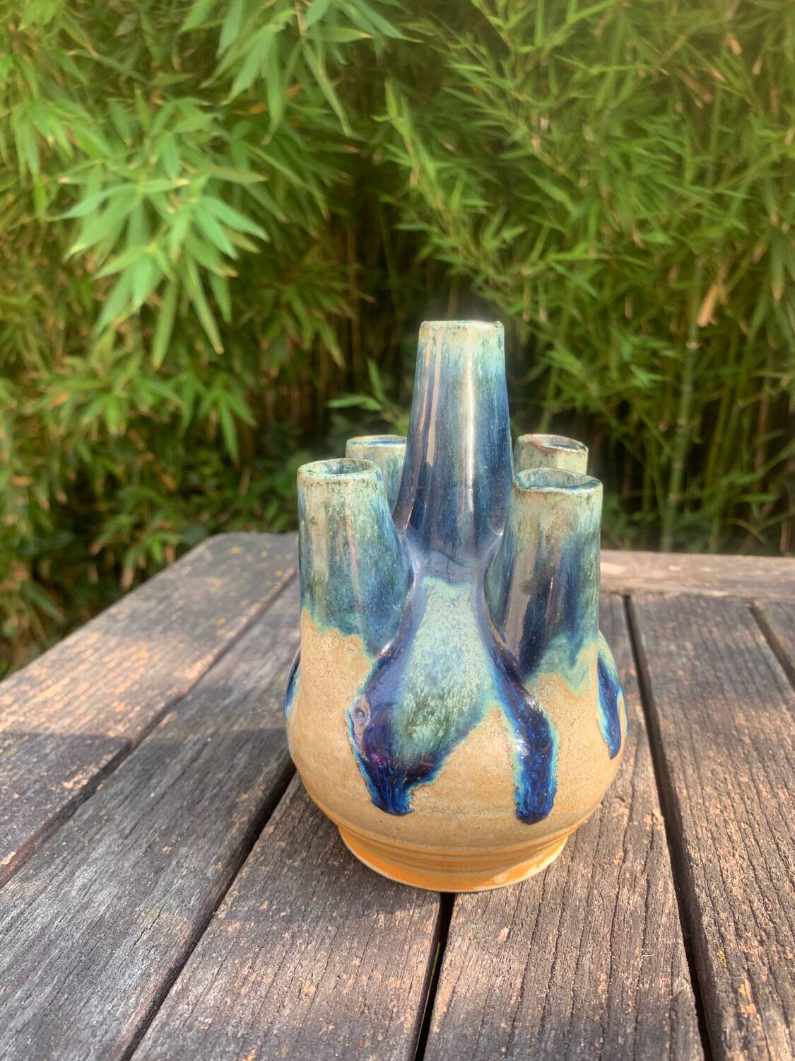 Art Nouveau flower spike vase