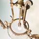Lustre majestueux en laiton & cristal taillé – Fin XIXe
