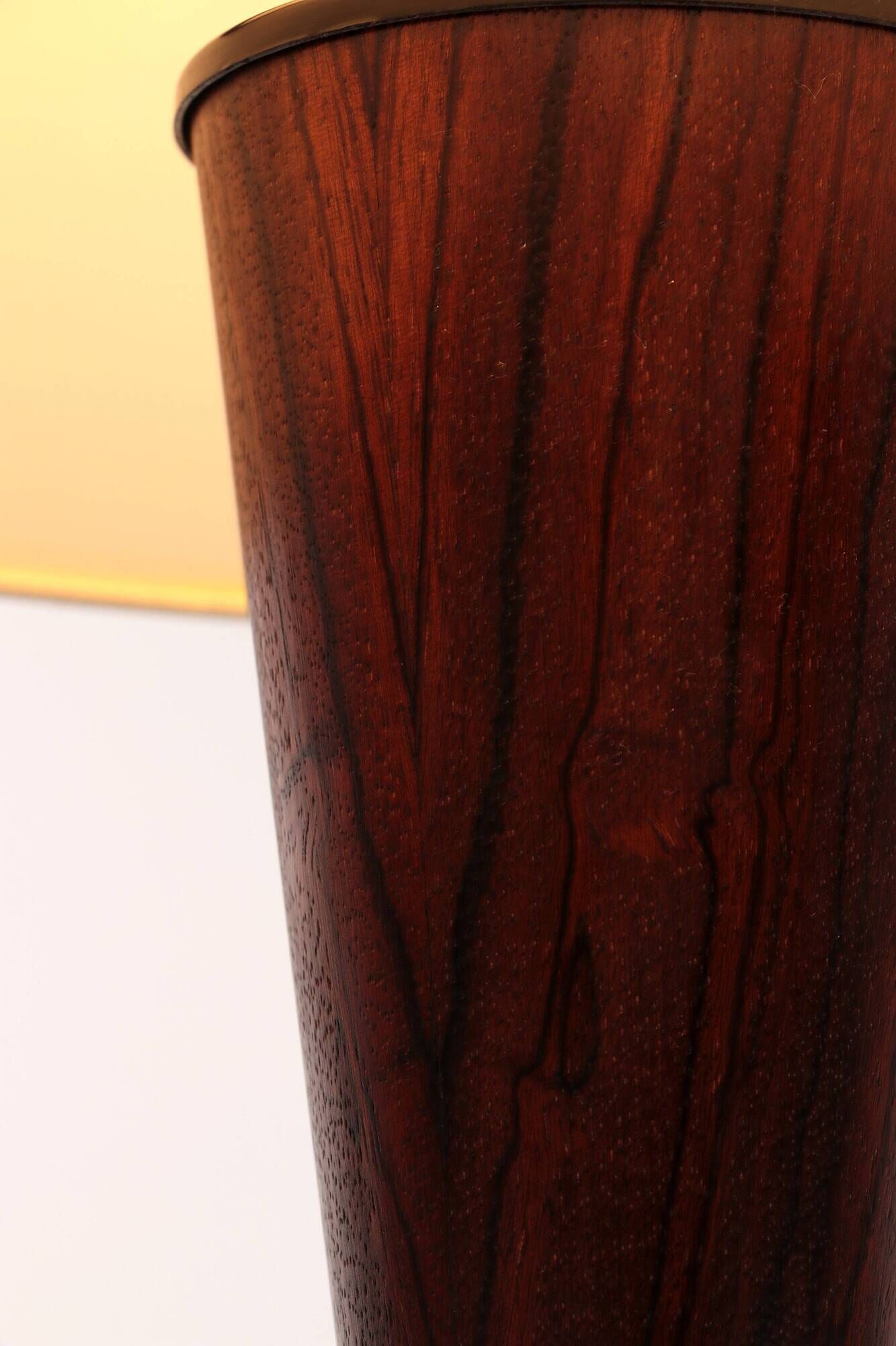 Vintage teak floor lamp with fabric shade from Parker Knoll, 1960s