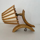Vintage bamboo wall lamp