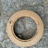 Round frame gilded wood Renaissance Italy leaf