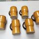 6 glazed terracotta mugs