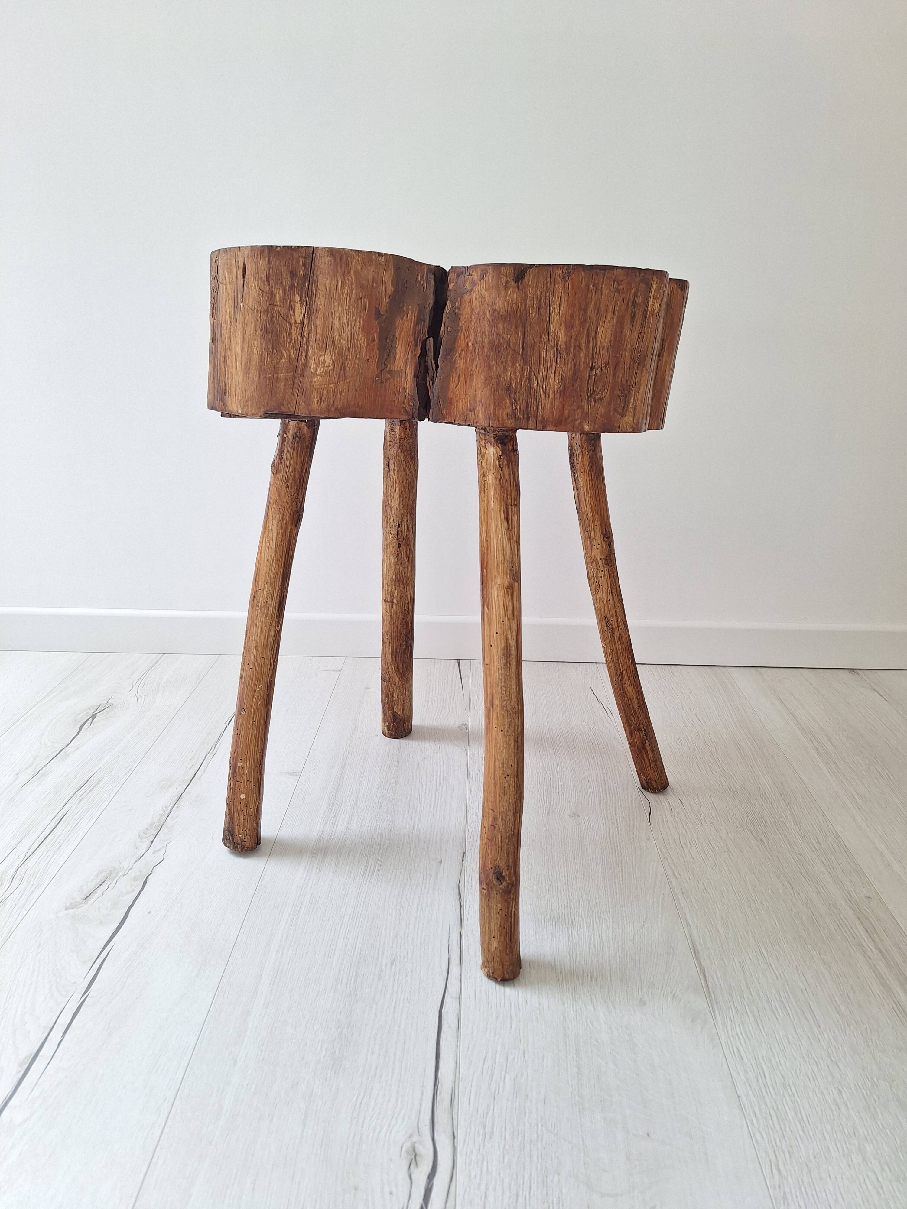 Coffee table, side table, brutalist end table.