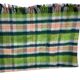 Vintage tartan throw