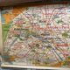 Old School Map School PARIS & Surrounding Areas Numbers 24 & 24bis Vintage