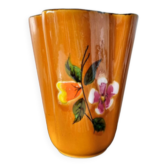 Poët Laval ceramic vase model V 82 year 50/60