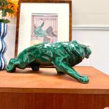 Green lion ceramic