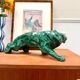 Céramique lion vert