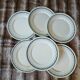 6 assiettes plates anciennes en Terre de fer