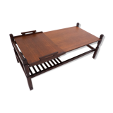 Mid Century Modern Coffee Table with Removable Tray