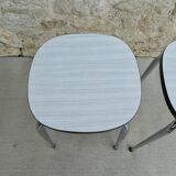 Pair of formica stools from the 60s