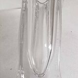 Crystal vase from Vannes 1950s Height 29 cm