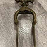 Serviteur de cheminée nécessaire de cheminée en laiton ou bronze