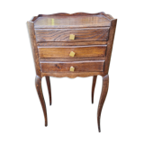 old bedside table or console with 3 drawers