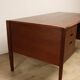 Vintage desk by Wilhelm Renz in double-sided teak, 1960s