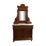 Wooden and marble dressing table