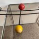 Iron wall coat rack and wooden hooks from the 60s