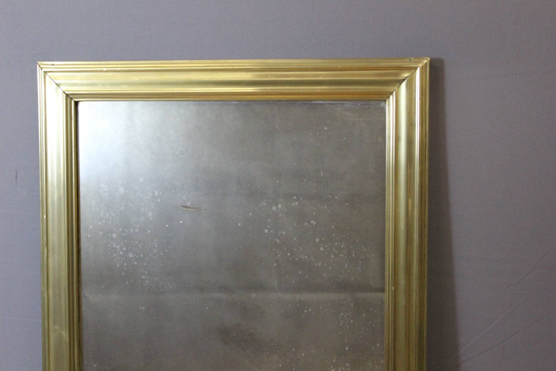 Bistro Mirror in Brass XIX