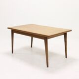 Table à manger design danois en teck extensible des années 1960