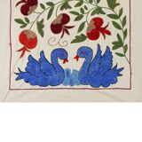 Vintage Turkish rug hand-knotted 50x95cm