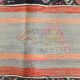 5x10 Kilim Colorful Striped Vintage Kilim Rug, 145x288Cm