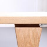 Coffee Table ML 115 by Illum Wikkelsø for Mikael Laursen Light Oak Danish Design