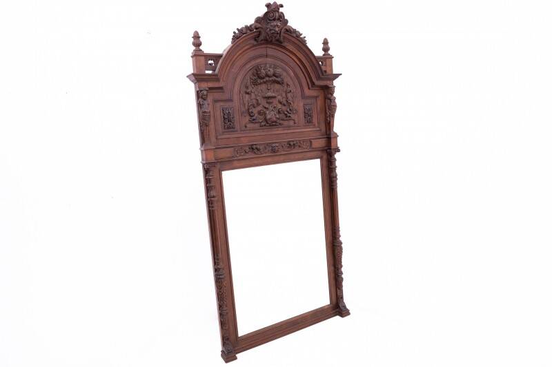 Renaissance mirror, France, circa 1890.