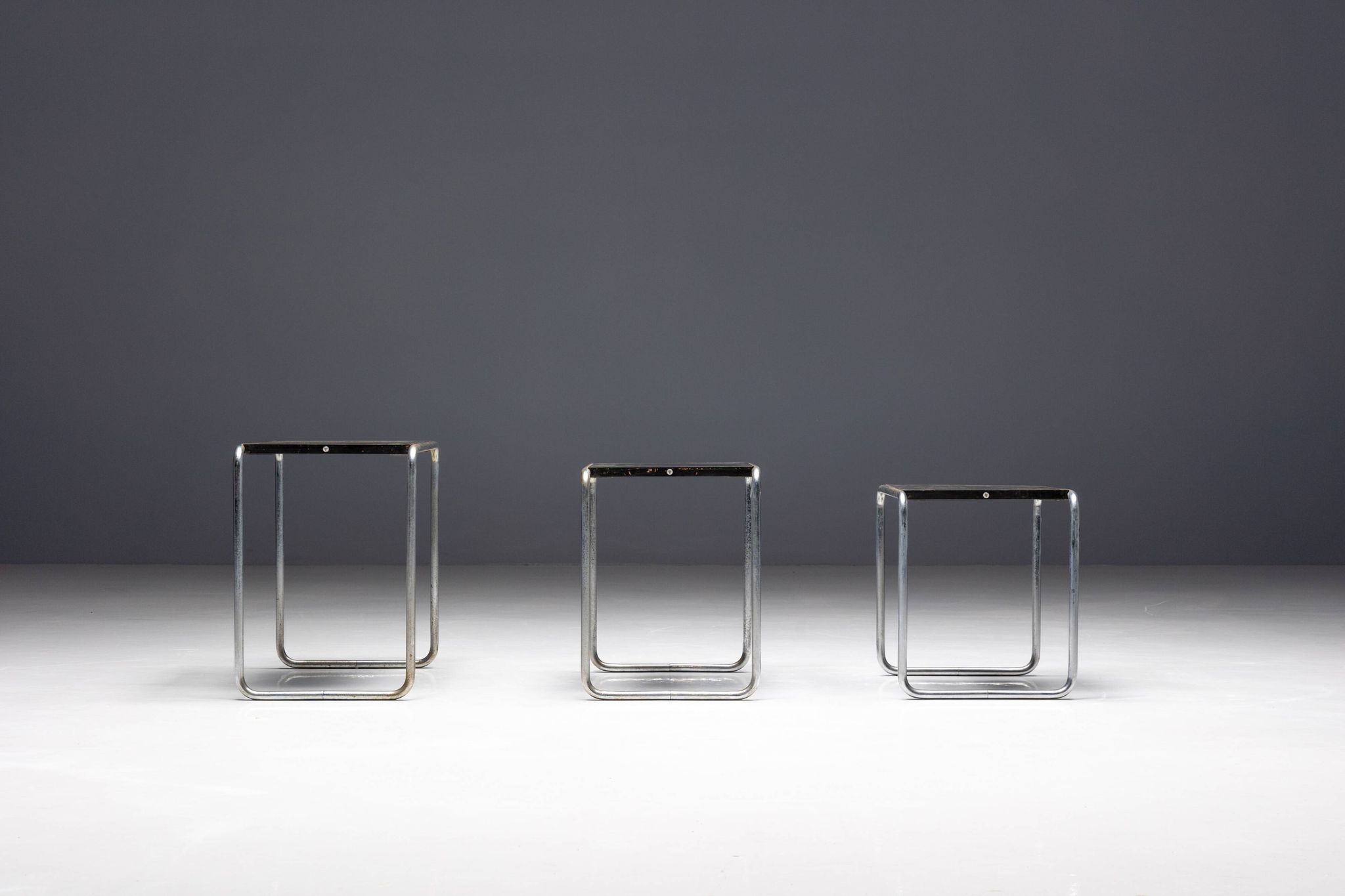 First Edition Side Tables by Marcel Breuer for Thonet, Germany, 1930s