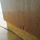 Side table, bedside table, vintage wooden shelf from the 1960s.
