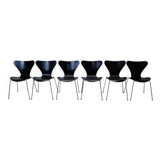 Set of 6 butterfly chairs Fritz Hansen 1994