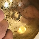 1950 metal and brass ashtray