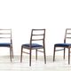 Set Of 4 Vintage Richard Hornby For Heals Fyne Ladye Afromosia Chairs.