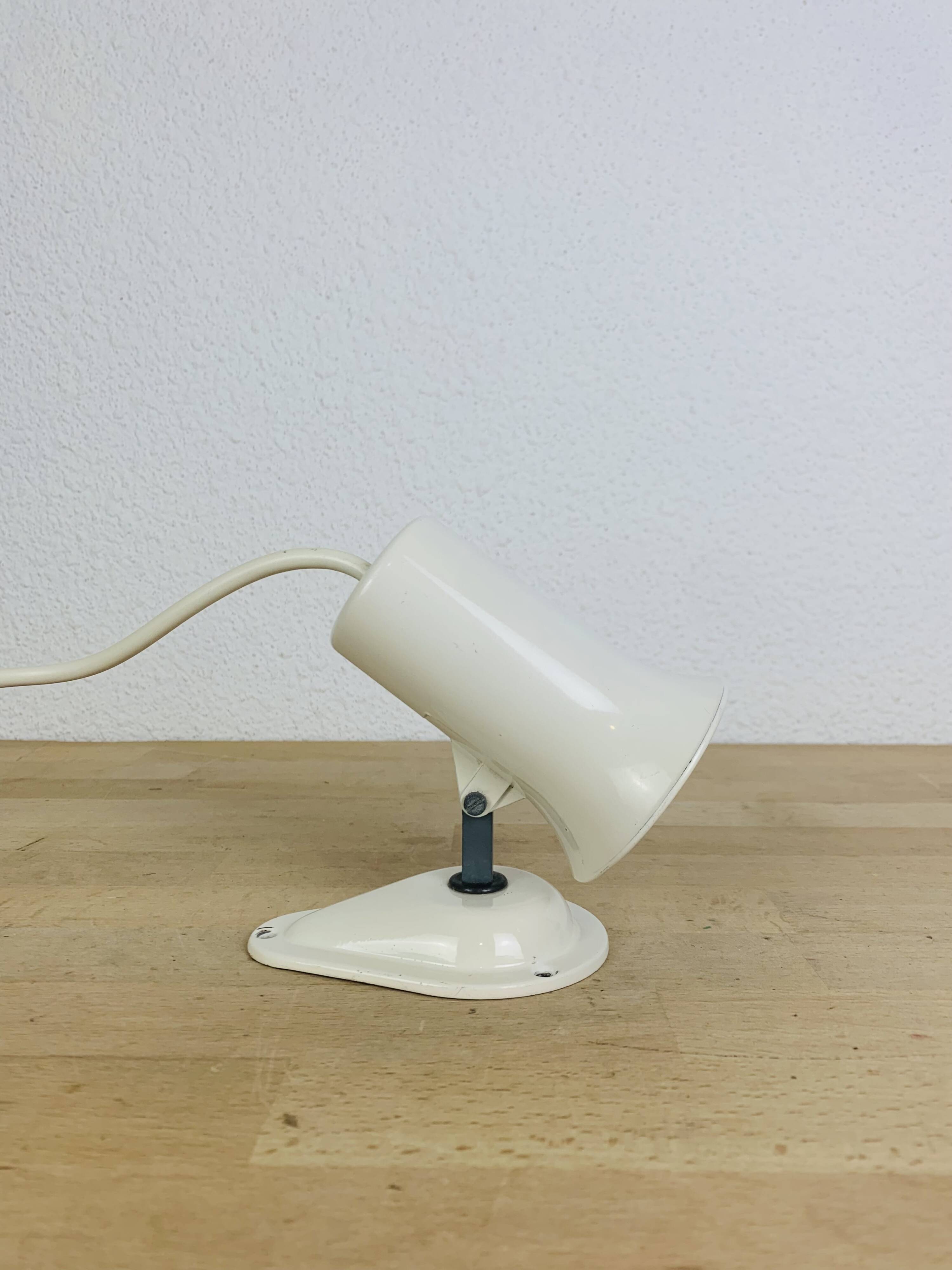 Lita vintage white metal spotlight wall light