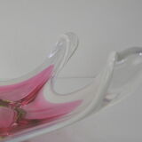 Czech Art Glass Bowl by Josef Hospodka for Chribska Glasswork,1960's.