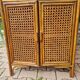 Rattan furniture and canning with vintage shelves
