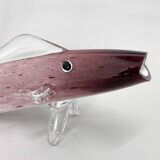 1970s Large Bohemian Glass Fish