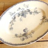 Oval dish U&Cie Sarreguemines model "currants"