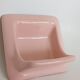 Porte savon en céramique rose