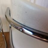 Pair of vintage canteliver armchairs from Zug, Victoria, Switzerland.