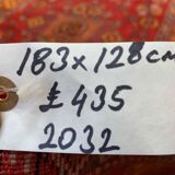 Vintage western turkish rug oriental 183x128 cm tribal carpet