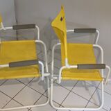 Pair of Lafuma folding armchairs