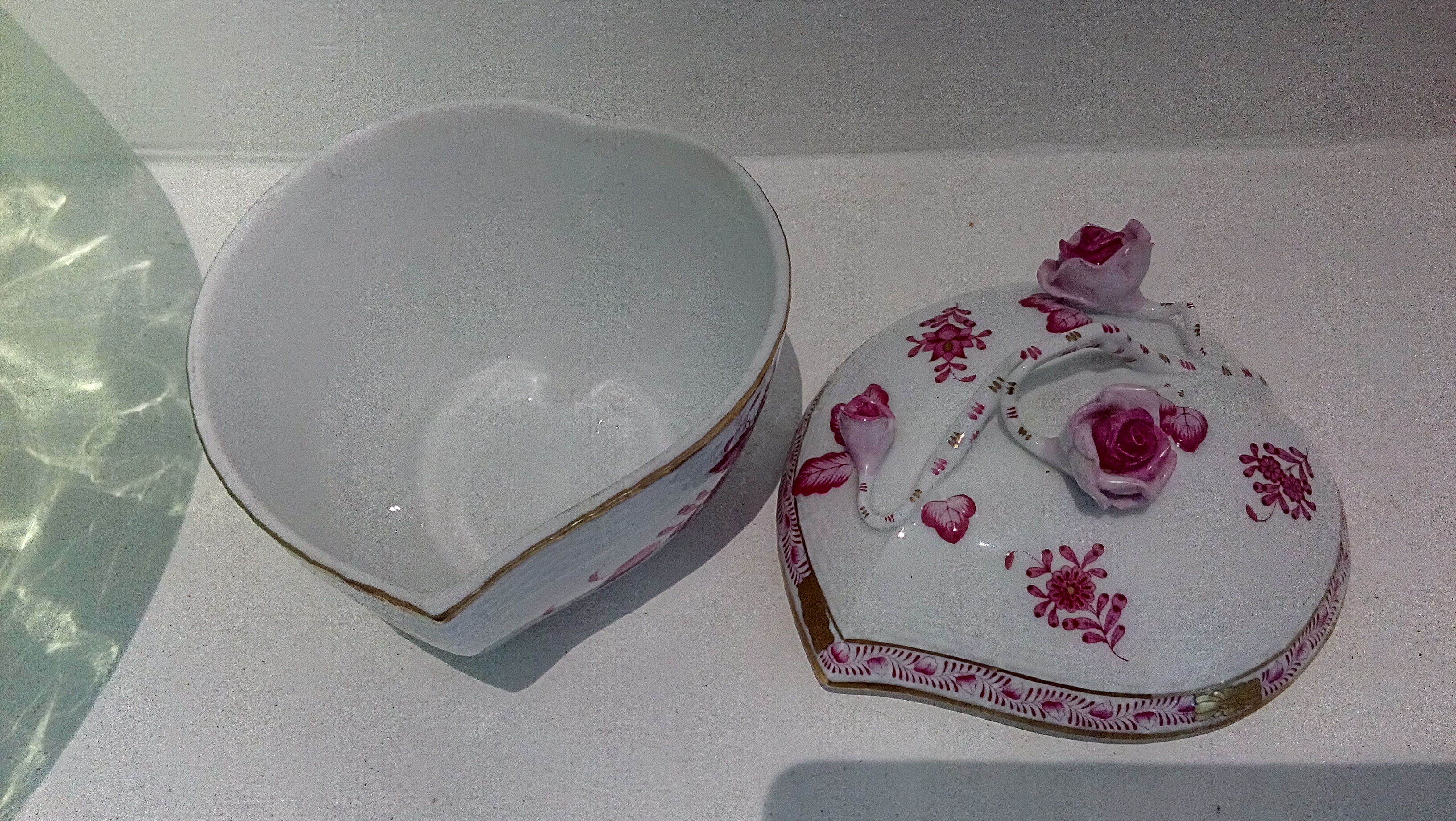 Herend porcelain jewelry box