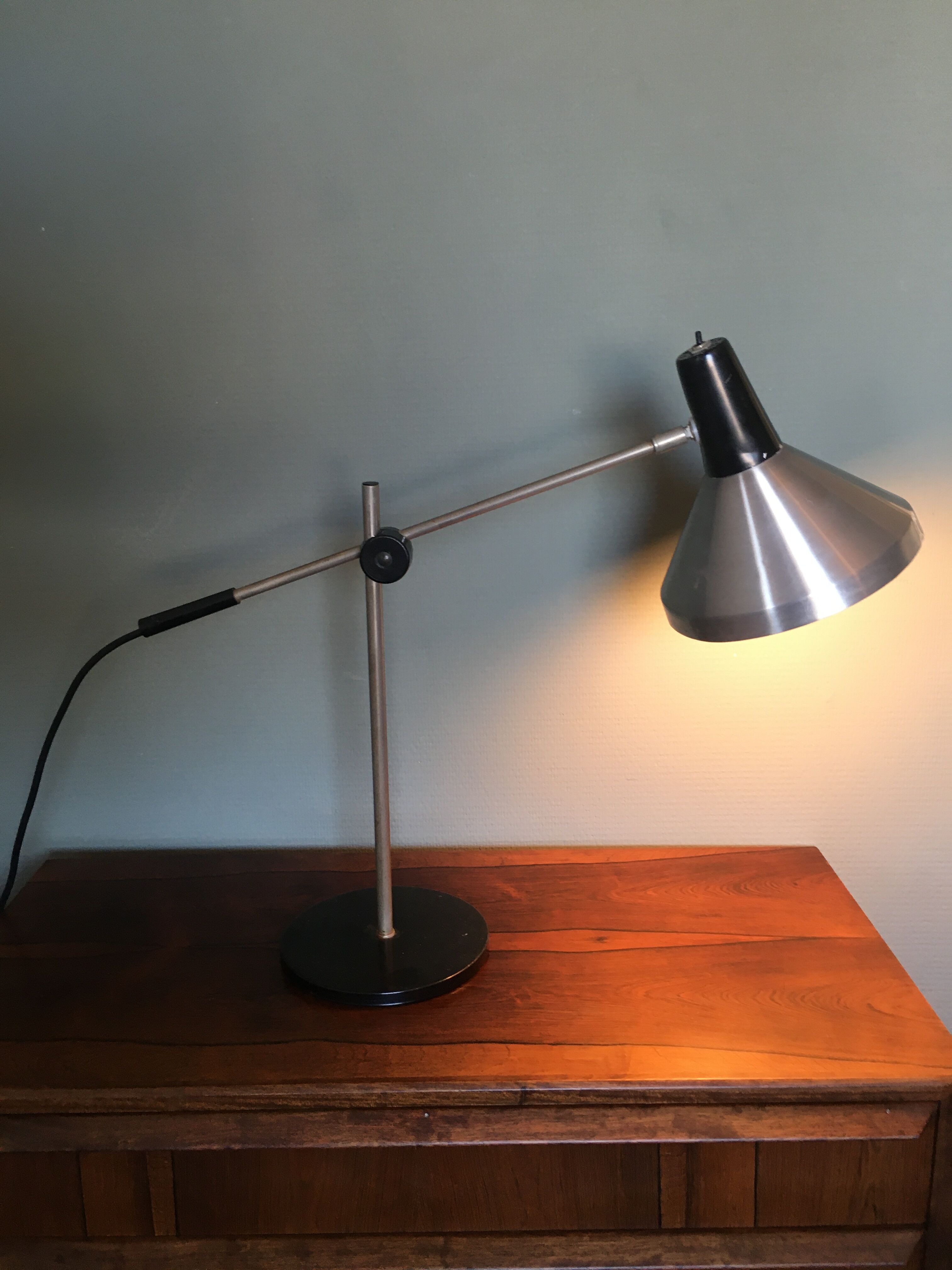 Lampe industrielle Hala du milieu du siècle