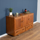Vintage retro ercol windsor blonde elm sideboard model 468