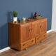 Vintage retro ercol windsor blonde elm sideboard model 468