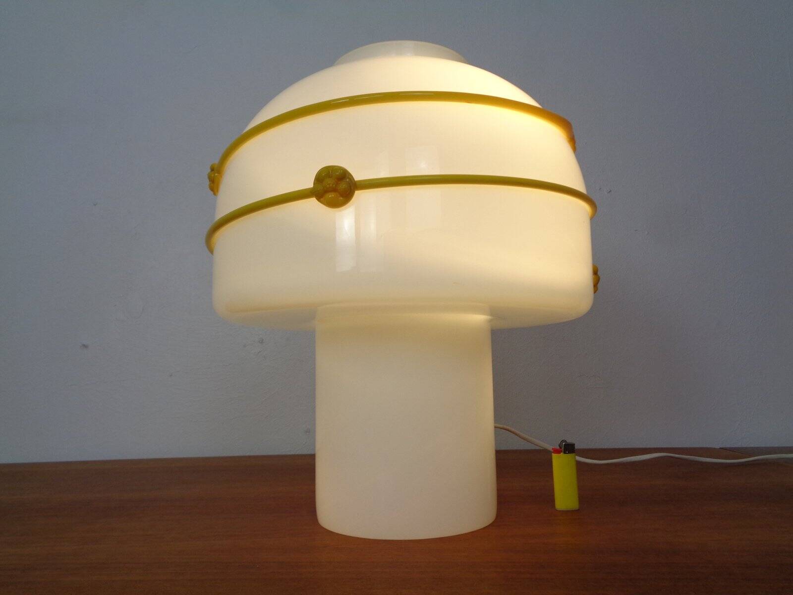 Large Murano Mushroom Table Lamp, Italy, 1970s