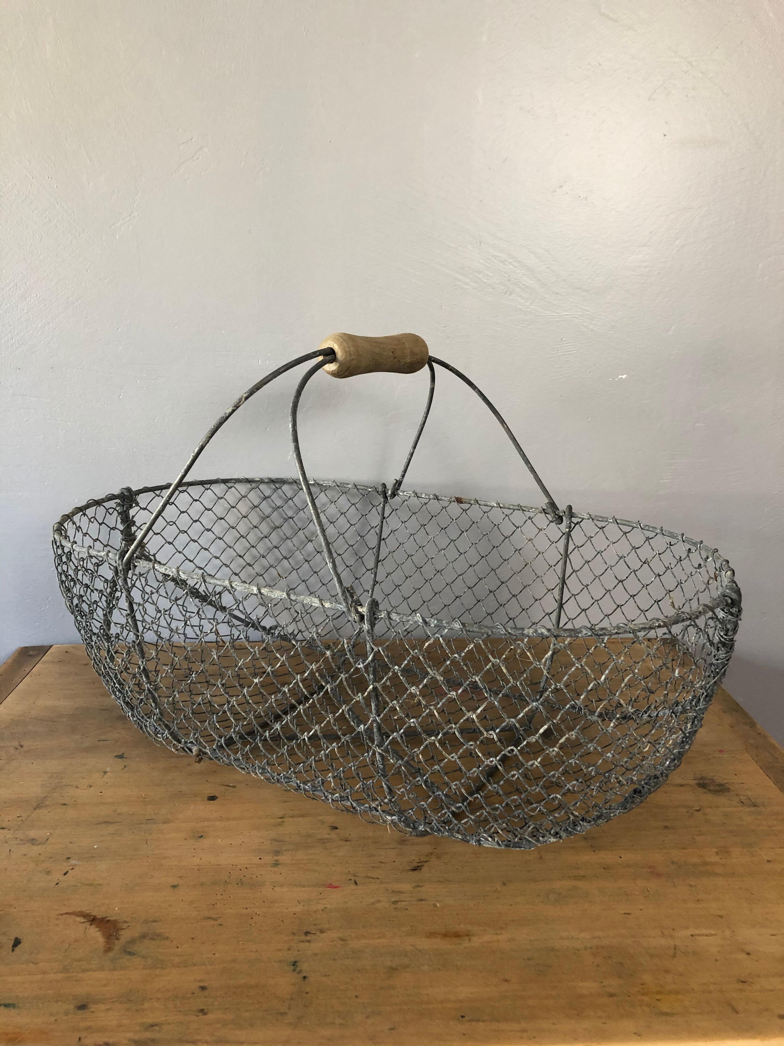 Old apple basket
