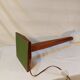 Old Art Deco table lamp 70 cm Mazda style in solid wood
