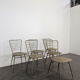 Série de 6 chaises design italien des années 60
