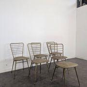 Set of 6 Italian design chairs from the 60s